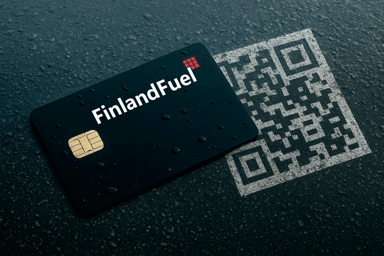 FinlandFuel card and QR